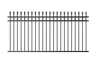 Spear Ring Top Fence Panel 2400*1800mm