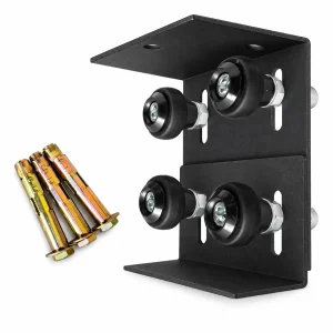 Slat Sliding Gate Top Guide Roller Bracket - 4 Rollers - Perimeter Frame